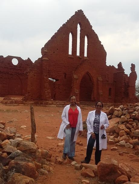 Old Palapye church ruins, now monument under the care of the community and the National Museum